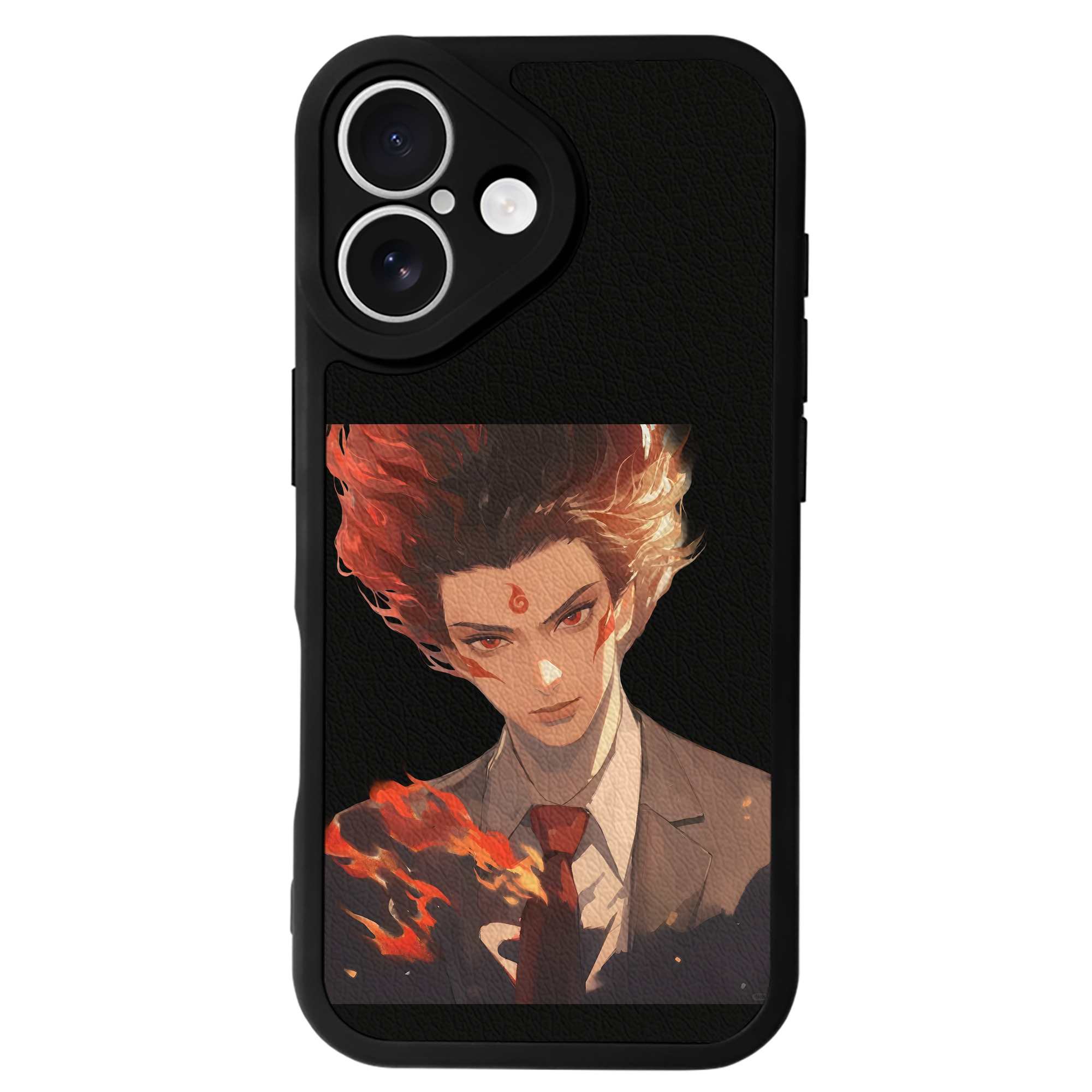 （画像用） Ne Zha 2 ナタ 魔童の大暴れ 【iPhone 16シリーズ対応】シリコンスマホケース（レザー調） 材質：シリコン